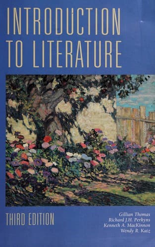 Tapa de Introduction to literature -- third edition