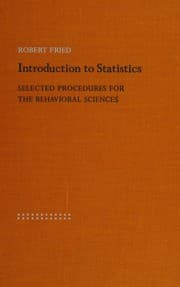 Tapa de Introduction to statistics
