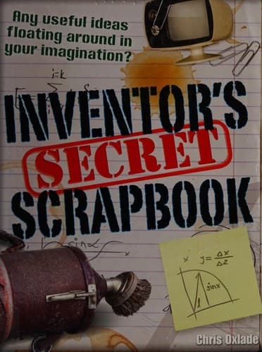 Tapa de Inventor's secret scrapbook