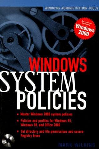 Tapa de Windows 2000 System Policies (Book/CD-ROM package)