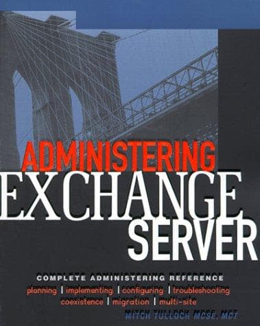 Tapa de Administering Exchange Server