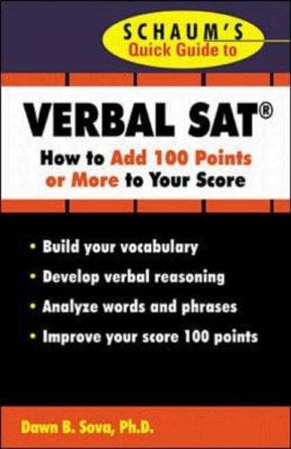 Tapa de Schaum's Quick Guide to the SAT