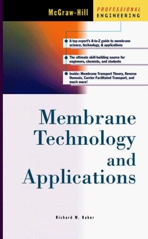 Tapa de Membrane technology and applications