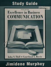 Tapa de Excellence in business communication
