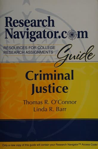 Tapa de Research Navigator.com guide