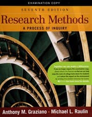 Tapa de Research Methods : A Process of Inquiry
