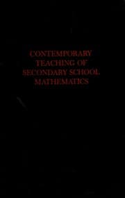 Tapa de Contemporary teaching of secondary school mathematics