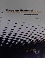 Tapa de Focus on Grammar, Second Edition (Split Student Book Vol. B, Advanced Level)