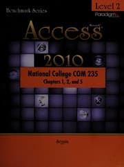 Tapa de Microsoft Access 2010