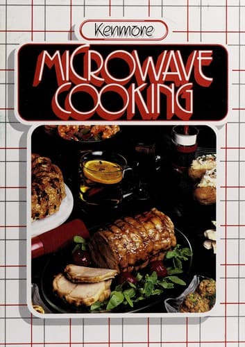 Tapa de Kenmore microwave cookery
