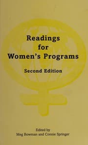 Tapa de Readings for women's programs