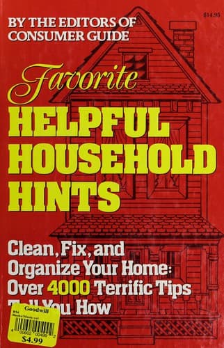 Tapa de Consumer guide favorite household hints