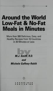 Tapa de Around the world low-fat & no-fat meals in minutes