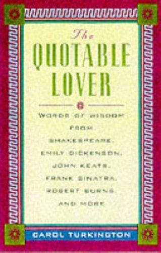 Tapa de The Quotable lover