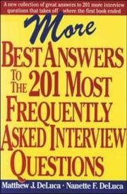 Tapa de More best answers to the 201 most frequently asked interview questions