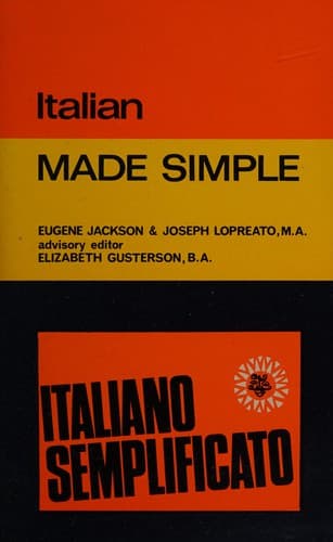 Tapa de Italian made simple