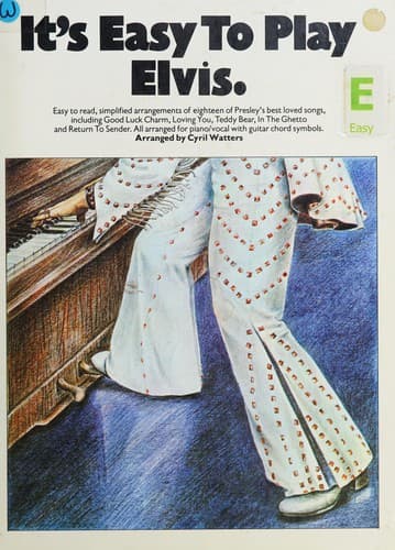 Tapa de It's easy to play Elvis