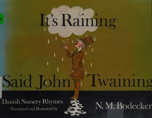 Tapa de It's raining, said John Twaining