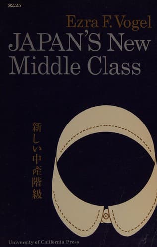 Tapa de Japan's new middle class