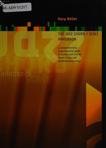 Tapa de The jazz chord/scale handbook