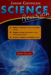 Tapa de Junior certificate science revision