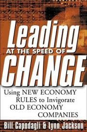 Tapa de Leading at the speed of change