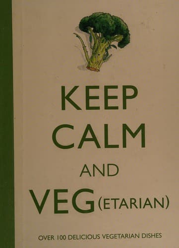 Tapa de Keep calm and veg(etarian)