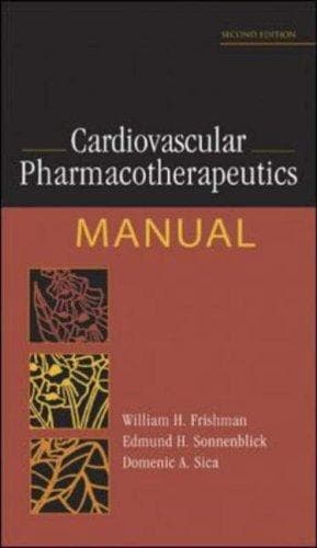 Tapa de Cardiovascular Pharmacotherapeutics Manual