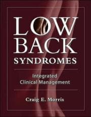 Tapa de Low back syndromes