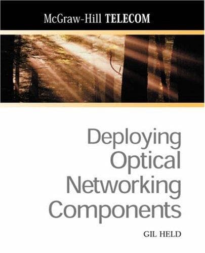 Tapa de Deploying optical networking components