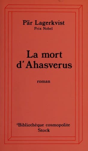 Tapa de La Mort d'Ahasverus