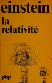 Tapa de La relativité