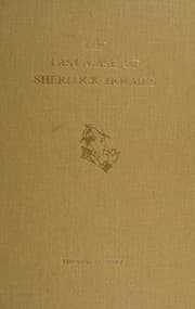 Tapa de The last case of Sherlock Holmes