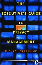 Tapa de The executive's guide to privacy management