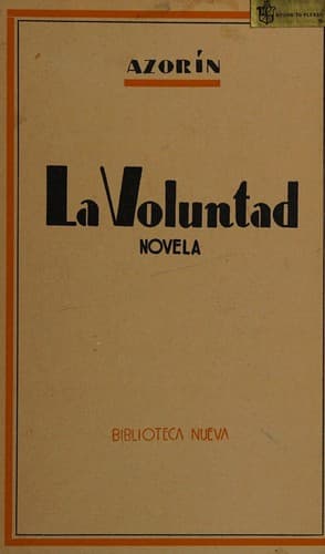 Tapa de La voluntad