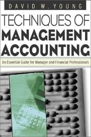 Tapa de Techniques of Management Accounting