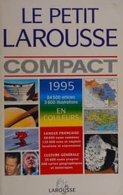 Tapa de Le petit Larousse compact, 1995