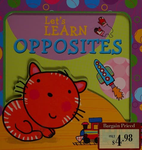 Tapa de Let's learn opposites