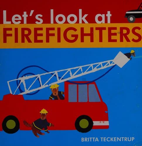 Tapa de Let's look at firefighters