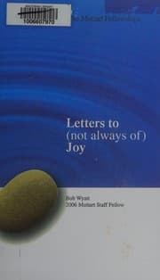 Tapa de Letters to (not always of) Joy