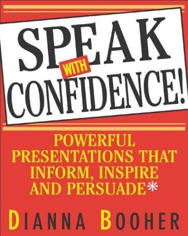 Tapa de Speak with confidence