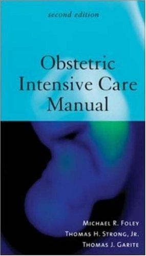 Tapa de Obstetric intensive care manual