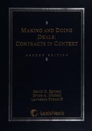 Tapa de Making and doing deals