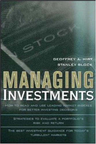 Tapa de Managing Investments