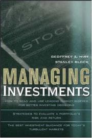 Tapa de Managing Investments