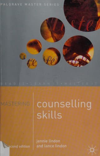 Tapa de Mastering counselling skills