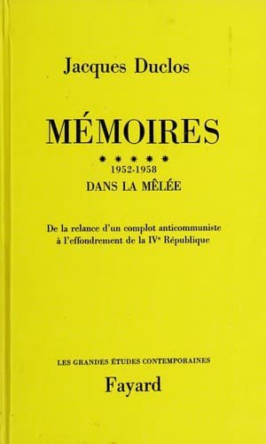 Tapa de Mémoires ...