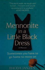 Tapa de Mennonite in a little black dress