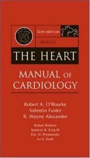Tapa de Hurst's The Heart Manual of Cardiology (Hurst's the Heart)