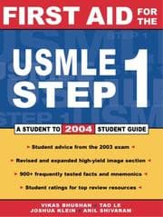 Tapa de First aid for the USMLE step 1, 2004